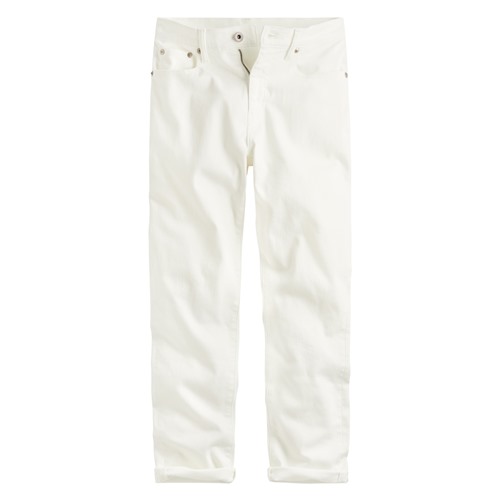 修身男友風九分牛仔褲-女