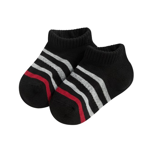 毛圈條紋踝襪-童