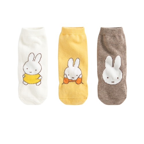 Miffy提花中筒襪(3入)-Baby