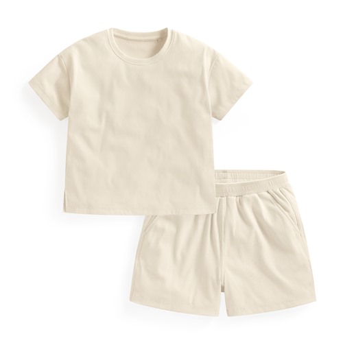 輕涼羅紋家居套裝-童