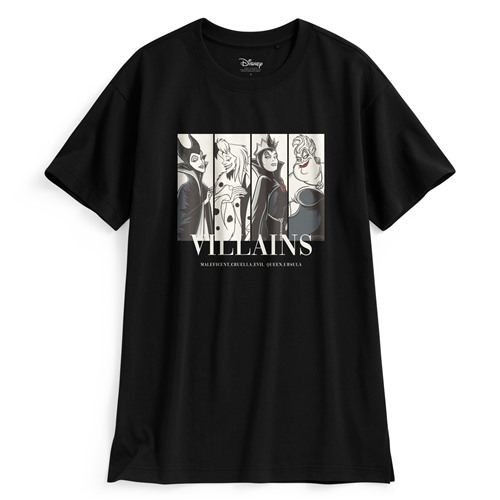 迪士尼系列寬長版印花T恤-36-女