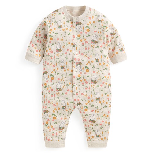 Miffy純棉羅紋印花連身衣-Baby