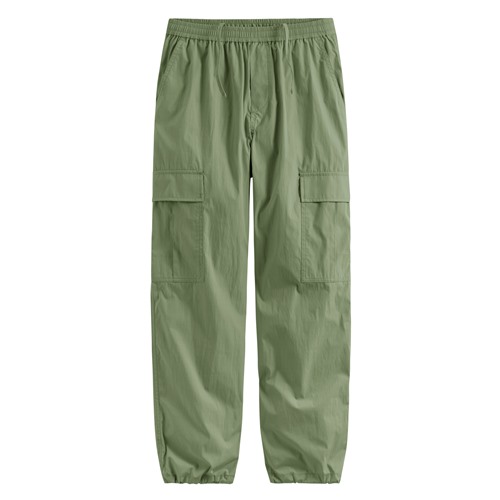 輕便工裝束口褲-女