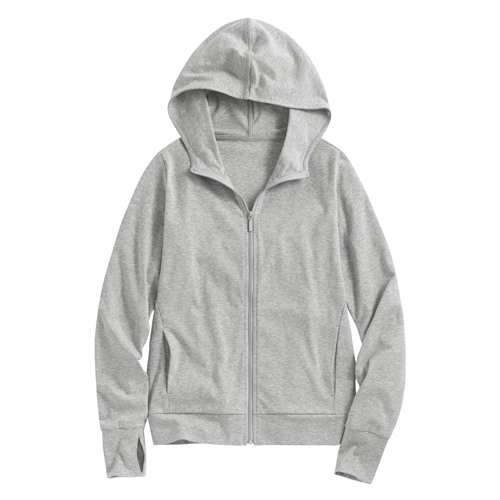 抗UV羅紋連帽外套-女