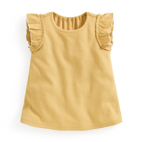 羅紋荷葉袖上衣-Baby