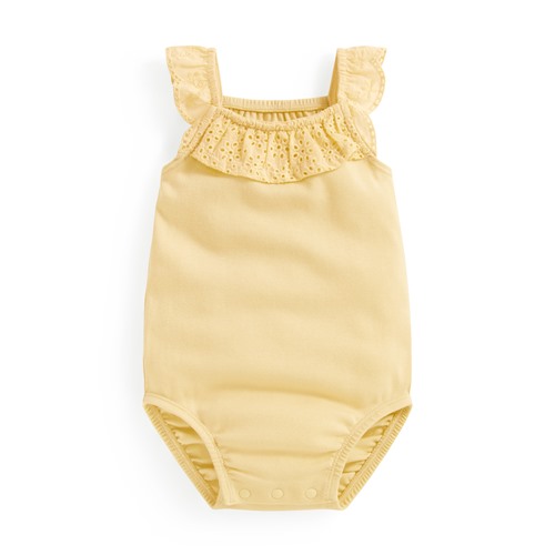 蕾絲造型無袖包臀衣-Baby