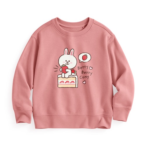 LINE FRIENDS毛圈印花圓領衫-04-童