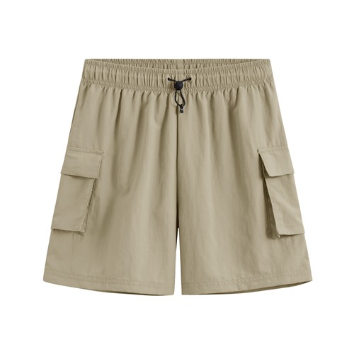 輕便工裝短褲-女