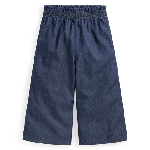 軟牛仔純棉寬褲-童