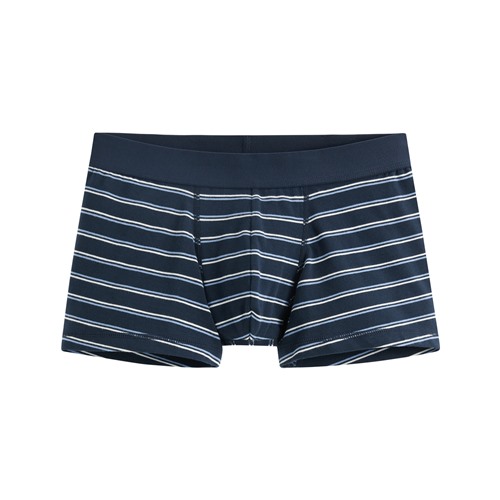 棉質低腰條紋平口內褲-男