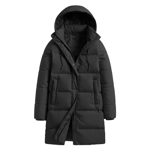 極暖羽絨長版外套-女