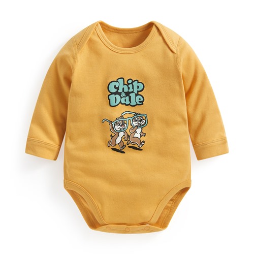 迪士尼系列純棉羅紋印花包臀衣-Baby