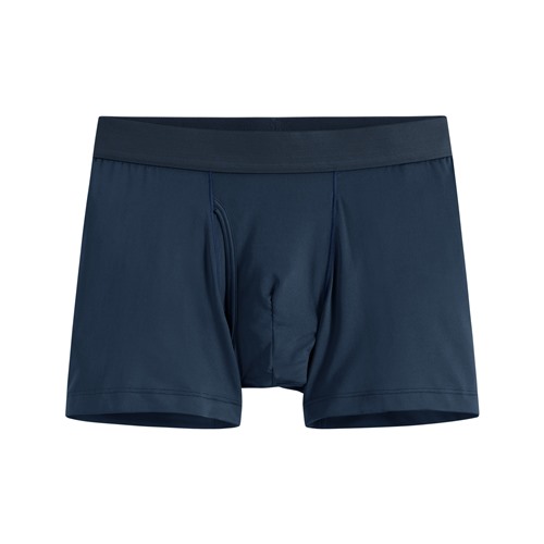 輕涼中腰平口內褲-男