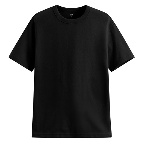 粗紡圓領T恤-男