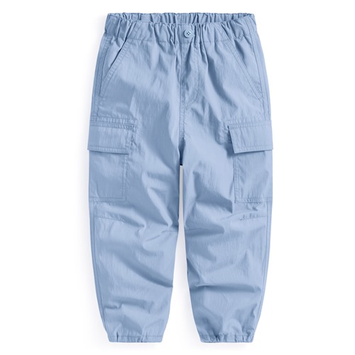 輕型工裝束口褲-童