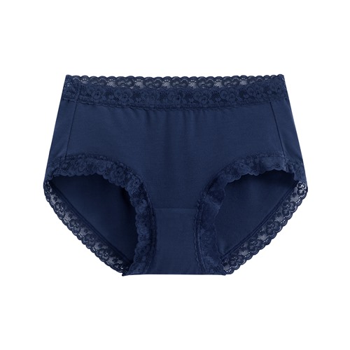 莫代爾蕾絲中腰內褲-女