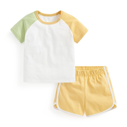 純棉拼色套裝-Baby