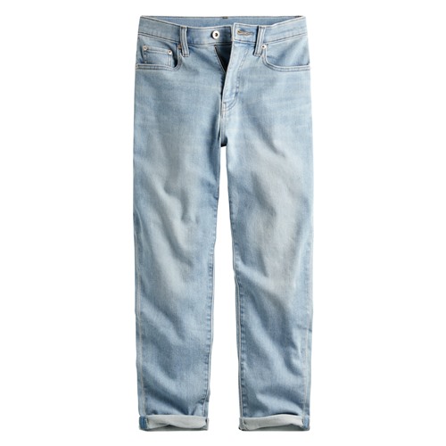 修身男友風九分牛仔褲-女