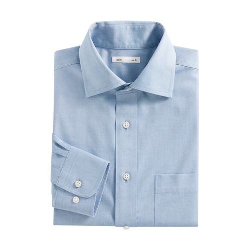 商務防皺長袖襯衫-男