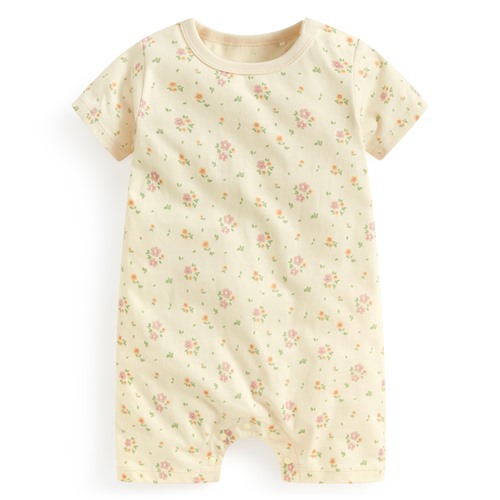 純棉碎花兔兔印花連身衣-Baby