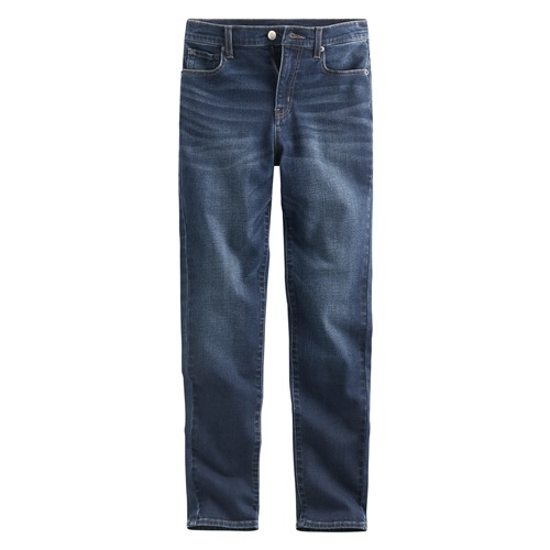 輕量修身直筒牛仔褲-女