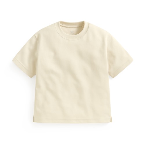 輕涼棉質寬版T恤-童