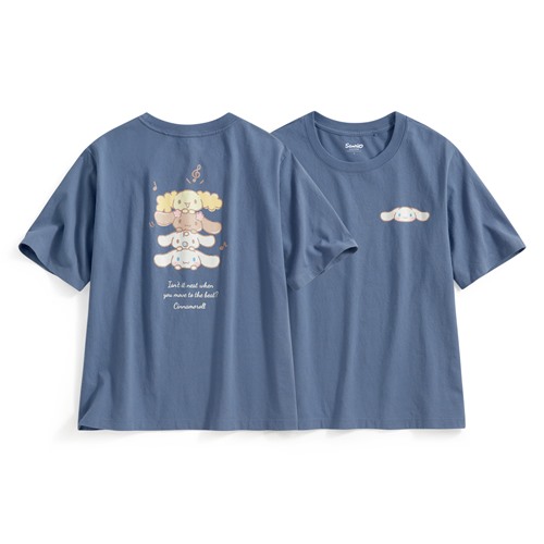 三麗鷗寬版印花T恤-10-女