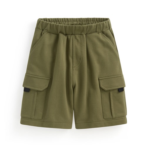 小毛圈口袋五分褲-童