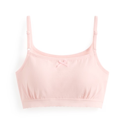 棉質固定式Bra細肩帶胸衣-女童