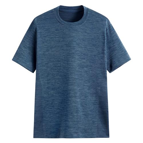 吸排無側縫圓領T恤-男