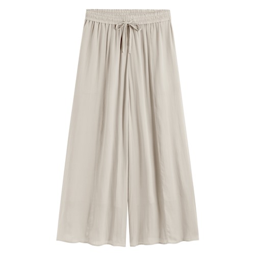 海島絲寬襬褲-女