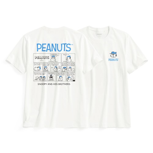 史努比系列印花T恤-17-男