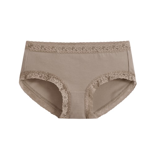 棉質蕾絲低腰內褲-女