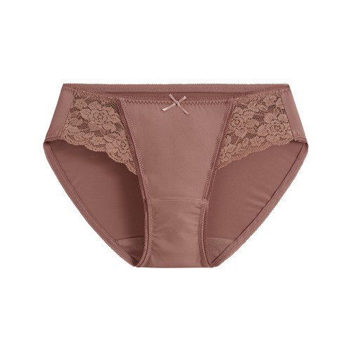 輕柔蕾絲中腰內褲-女