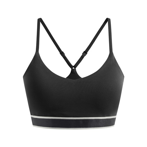 運動輕度支撐細肩帶可拆式Bra背心-女