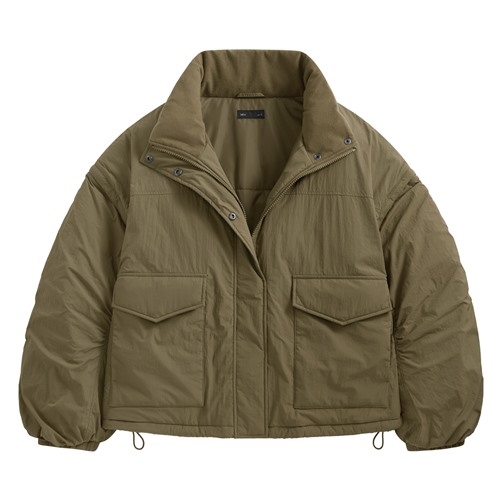 鋪棉兩穿寬袖外套-女