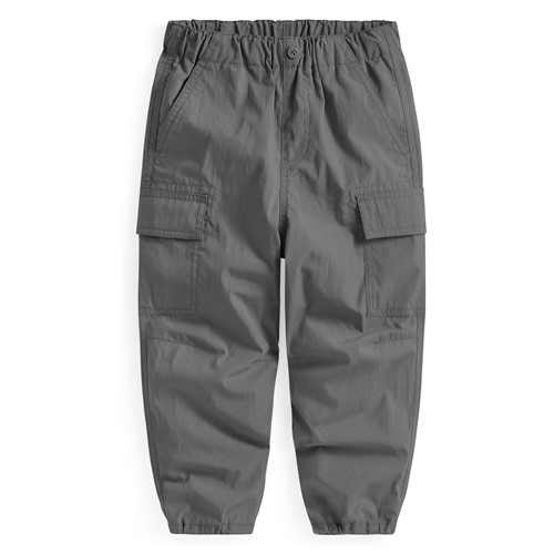 輕型工裝束口褲-童