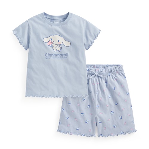 三麗鷗純棉木耳邊家居套裝-01-童