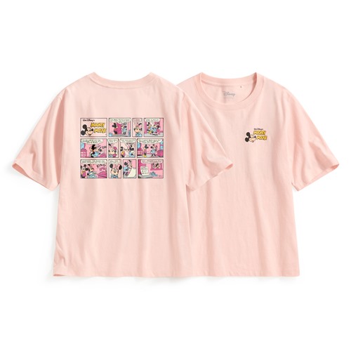 迪士尼系列寬版印花T恤-24-女