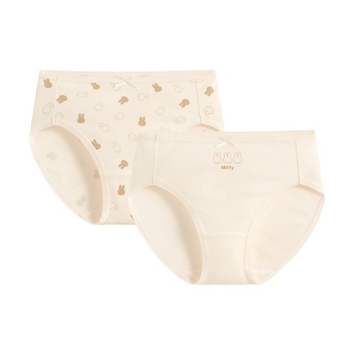 Miffy棉質中腰內褲(2入)-女