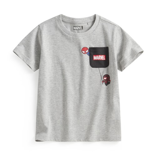 漫威系列口袋印花T恤-02-童