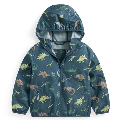 抗UV輕型恐龍印花風衣外套-童