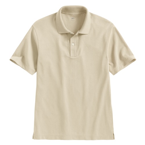 涼感網眼polo衫-男