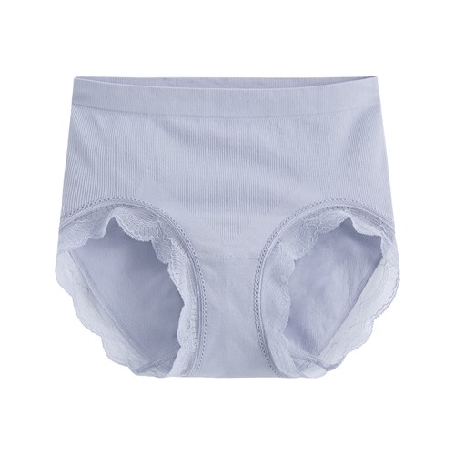 無縫蕾絲高腰內褲-女