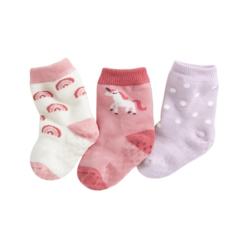 提花中筒襪(3入)-Baby