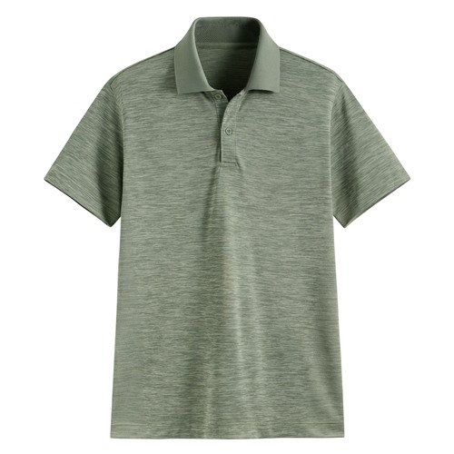 吸排無側縫網眼polo衫-男