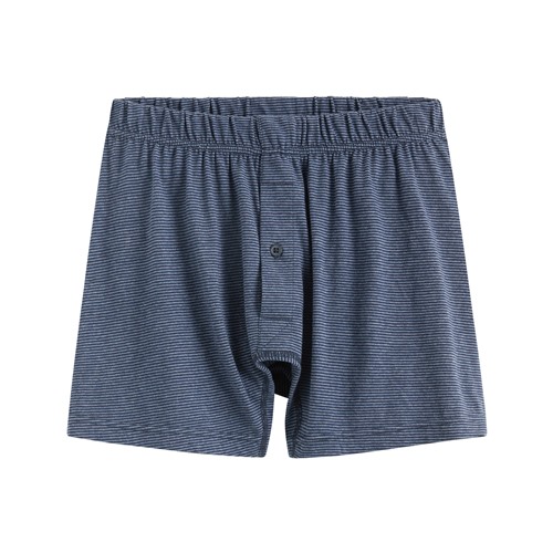 純棉條紋四角褲-男