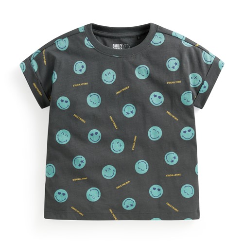 SmileyWorld®竹節棉印花T恤-童