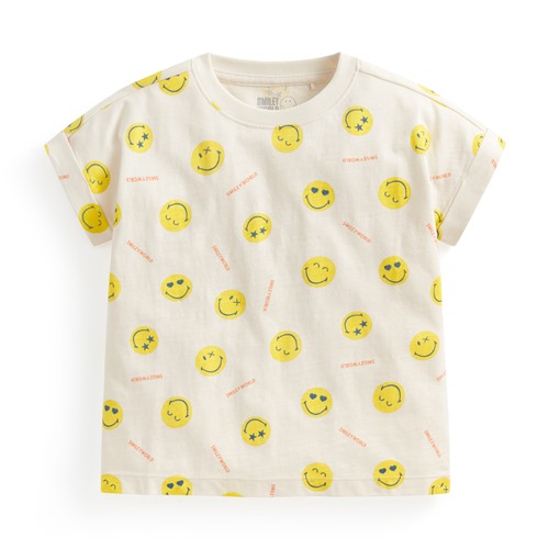 SmileyWorld®竹節棉印花T恤-童