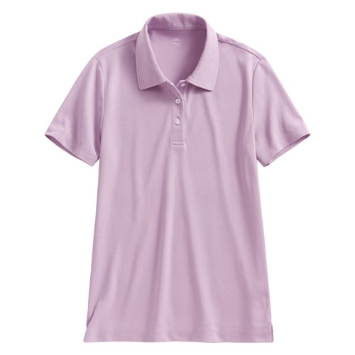 涼感網眼polo衫-女